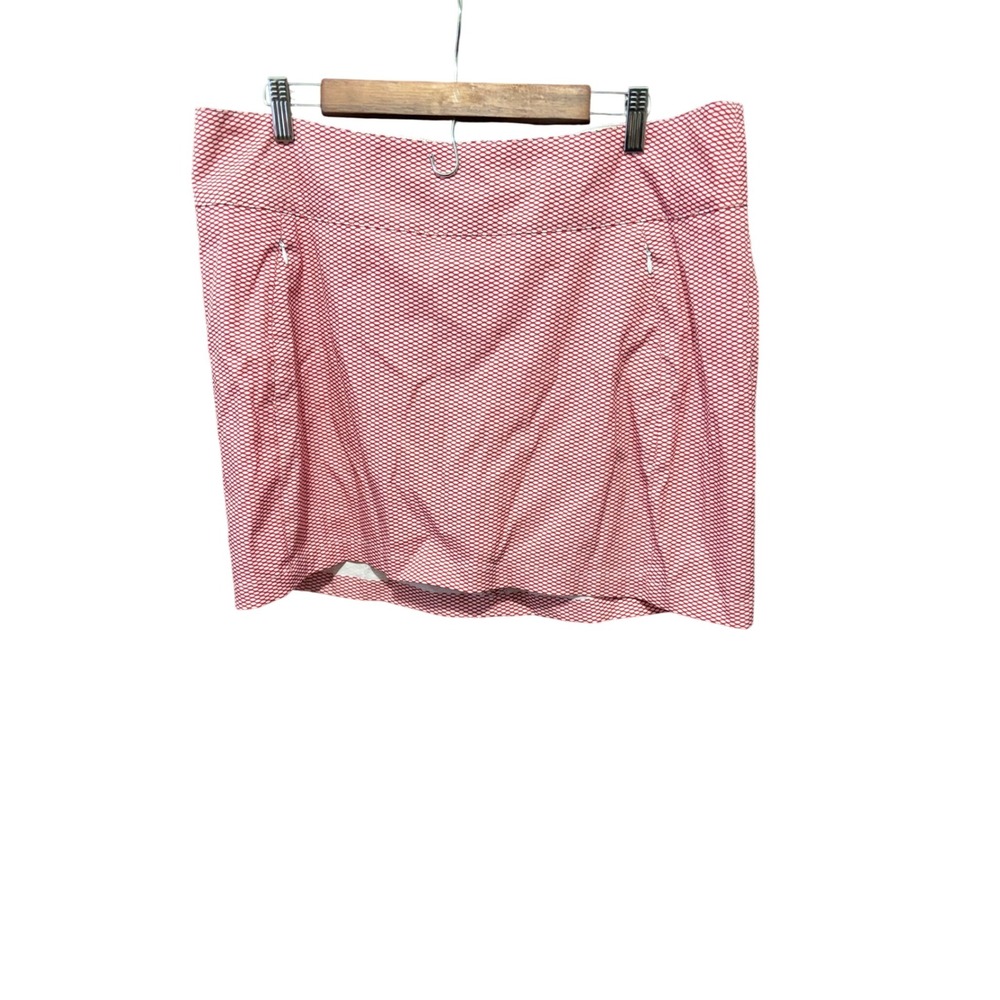 Tail Women's Golf Skort Red White‎ Patterned Athletic Shorts Pockets